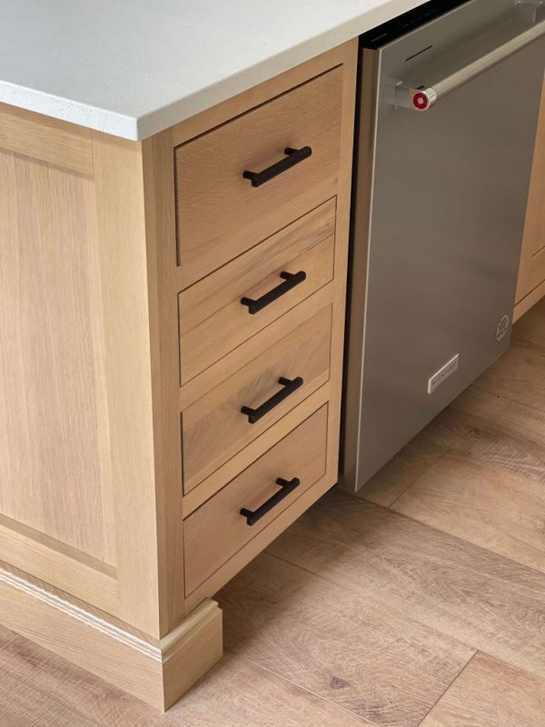 Oak Base Single Cabinet H58cm